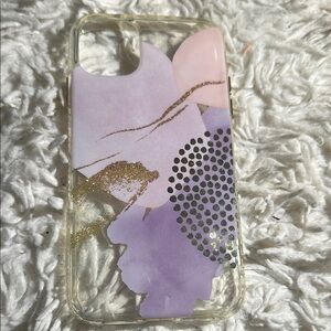 Purple and Gold Artistic Phone Case